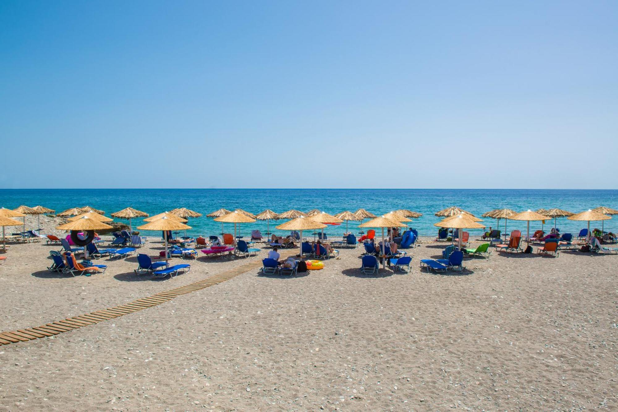 South Coast Hotel Makrýgialos エクステリア 写真